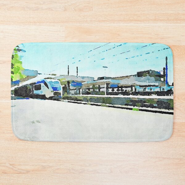 Item preview, Train in the railway station designed and sold by Giuseppe Cocco.