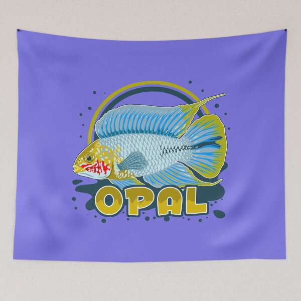 Item preview, Borelli Dwarf Cichlid Apistogramma Opal Aquarium Fish Zwergbuntbarsch Gift designed and sold by TheAplus.