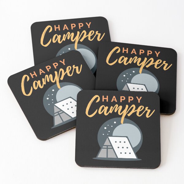 Item preview, Camping Slogan - Happy Camper designed and sold by m95sim.