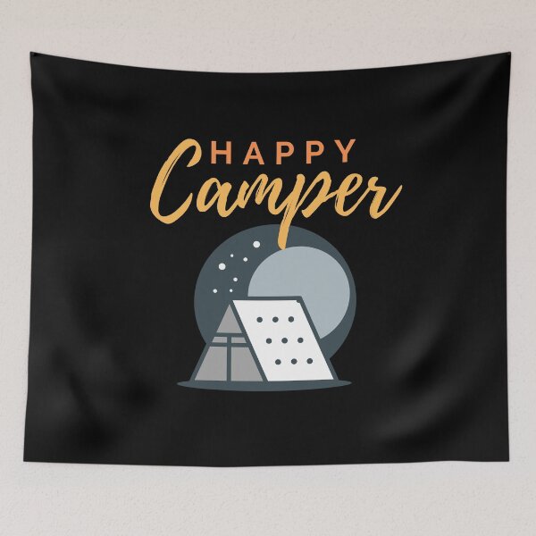 Item preview, Camping Slogan - Happy Camper designed and sold by m95sim.