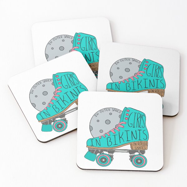Item preview, Girls in Bikinis on Roller Skates in Outer Space designed and sold by Catie8D.