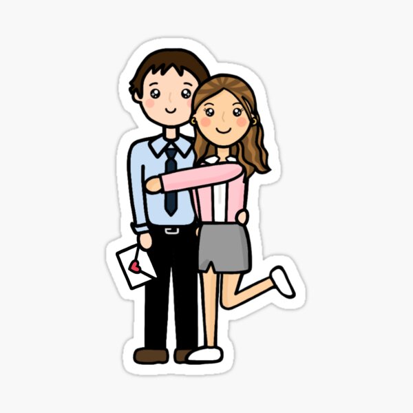 Item preview, The Office Jim & Pam designed and sold by cutermelon.
