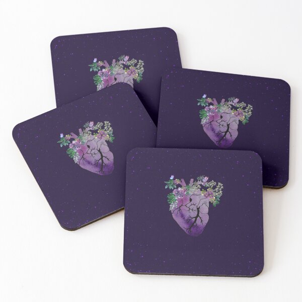 Item preview, Purple heart beat designed and sold by Tamanna Islam.