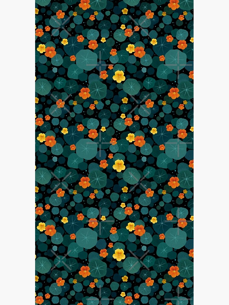 Thumbnail 3 of 3, Duffle Bag, Nasturtium Garden designed and sold by episodicDrawing.