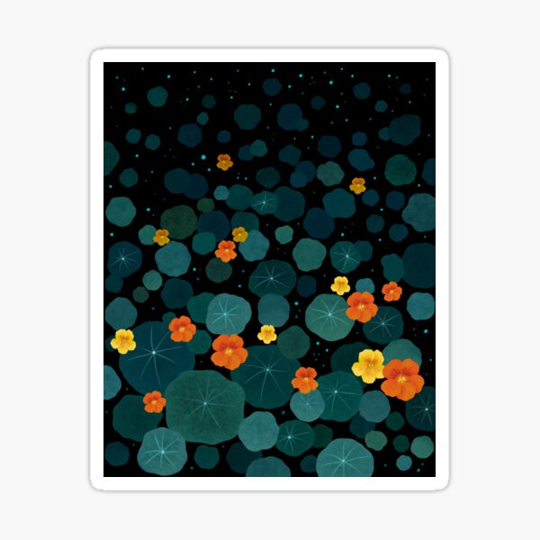 Item preview, Nasturtium Garden designed and sold by episodicDrawing.