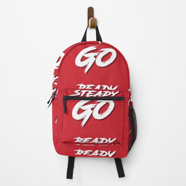 Item preview, "READY STEADY GO" Motivational and Inspirational Quote in Grunge Typography Style designed and sold by Arko Ranger.