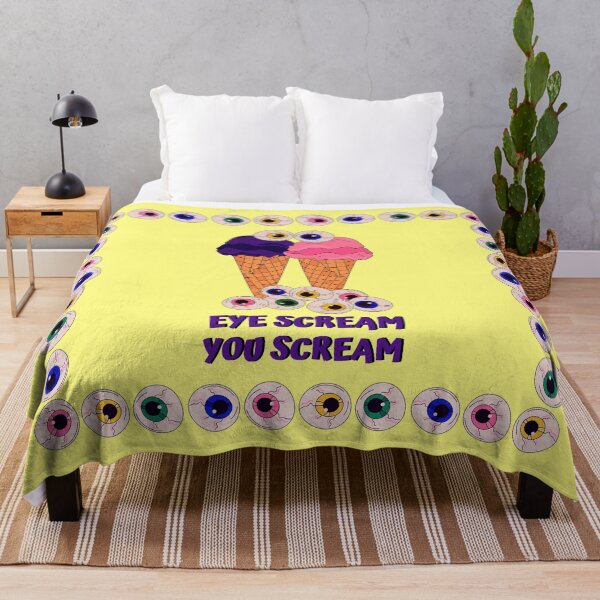 Item preview, Eyeballs eye scream you scream cones yellow designed and sold by GrammarDance.