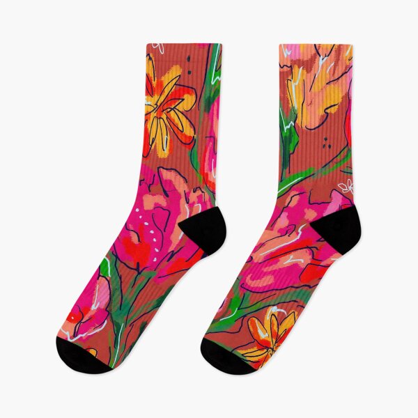 Item preview, Orange Floral designed and sold by designsbykeegan.