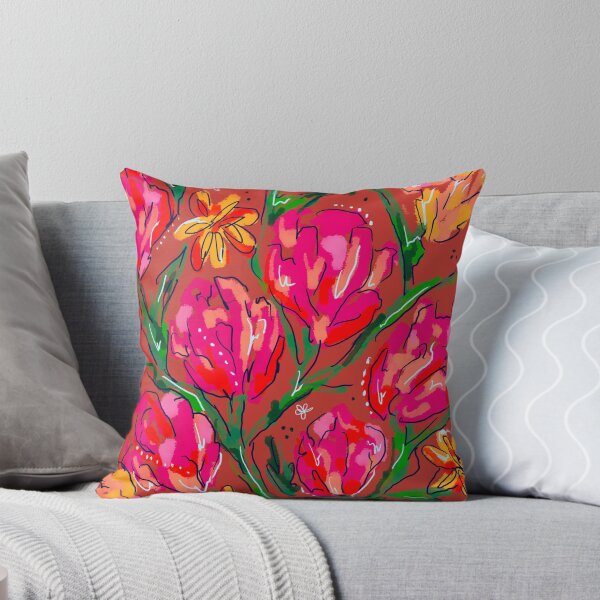 Item preview, Orange Floral designed and sold by designsbykeegan.