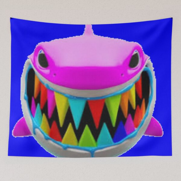 Item preview, Rainbow Troll Shark (Blue) designed and sold by Kadeda.