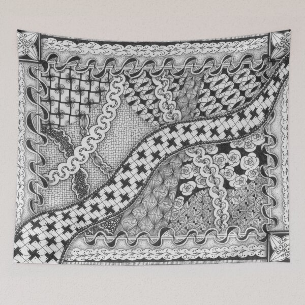 Item preview, Zentangle®-Inspired Art - ZIA 40 designed and sold by Laurel Storey, CZT.