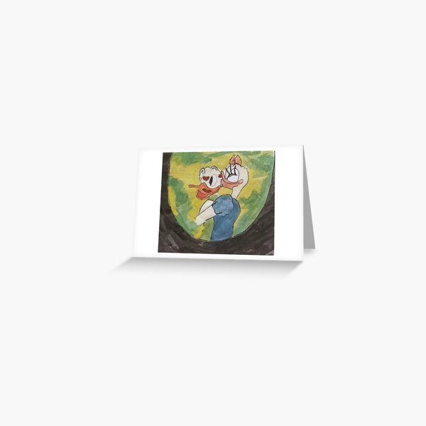 donald duck and daisy duck Greeting Card