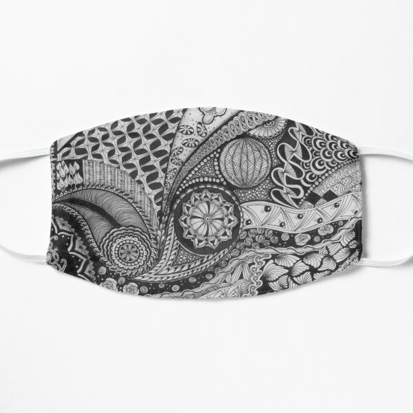 Zentangle®-Inspired Art - ZIA 34 Flat Mask