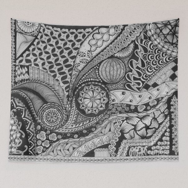 Item preview, Zentangle®-Inspired Art - ZIA 34 designed and sold by Laurel Storey, CZT.
