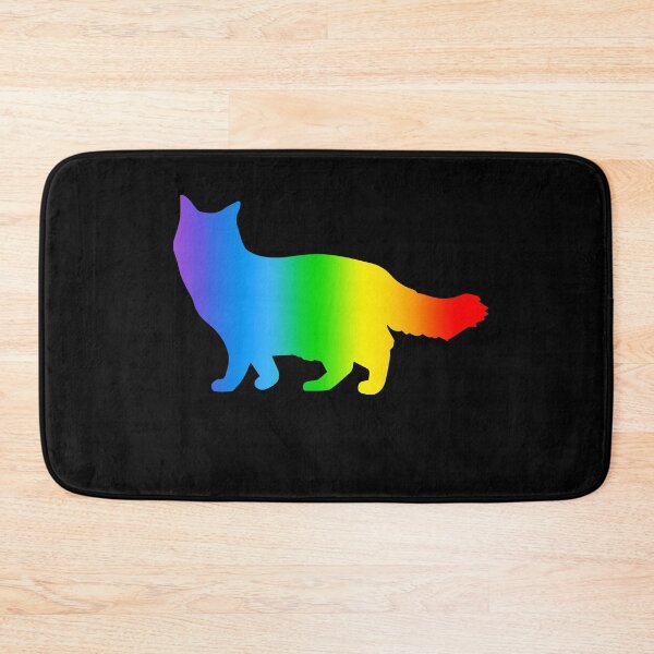 Item preview, ragdoll cat rainbow color art gift designed and sold by alaechamlal.