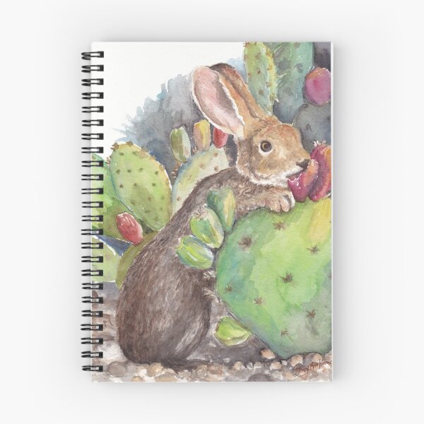 Item preview, Bunny & Prickly Pear, Sonoran Desert designed and sold by tracyannholmes.