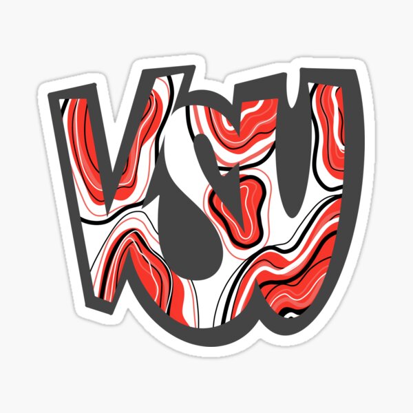 Item preview, Squiggle Valdosta State  designed and sold by Dinonuggzz.