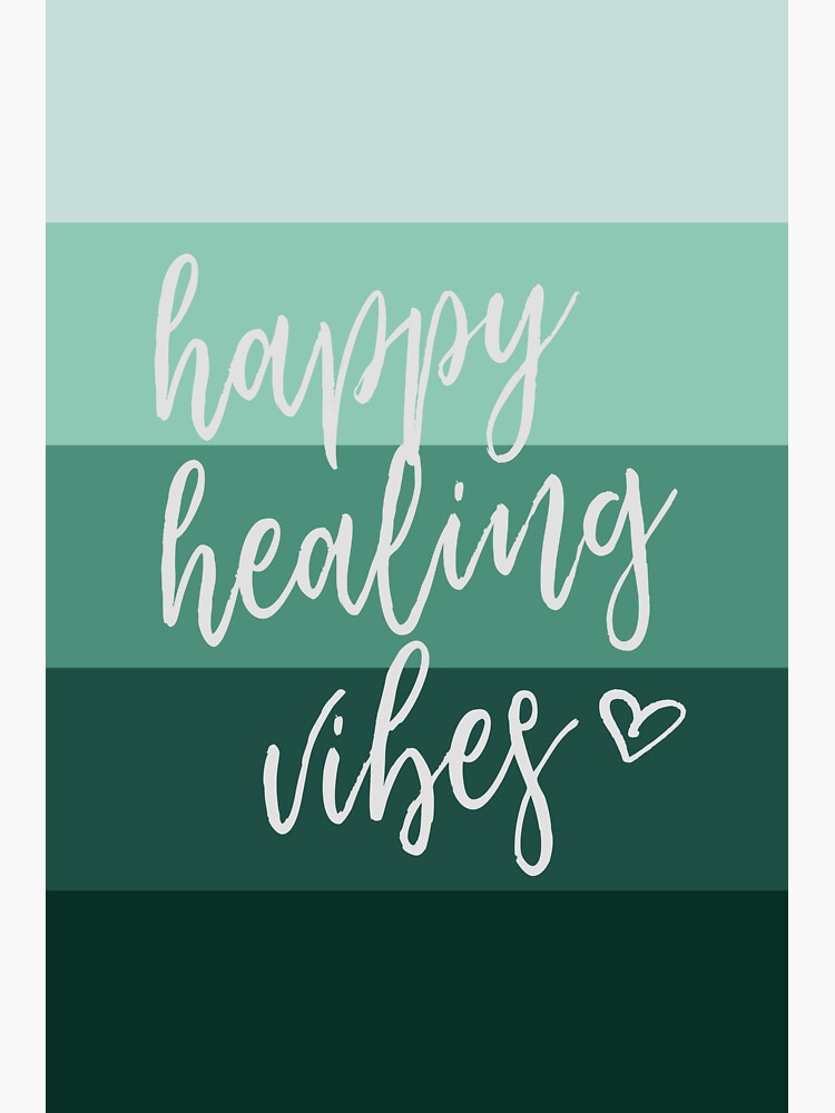 Happy healing vibes | Sticker