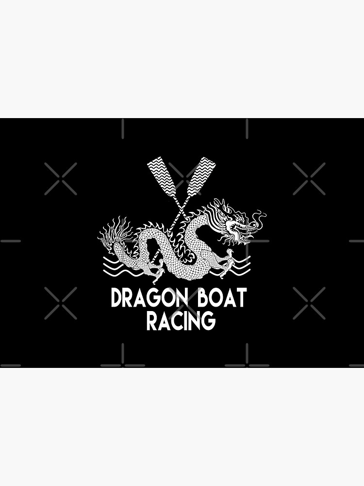 Black White Dragon Boat Racing by 99stars