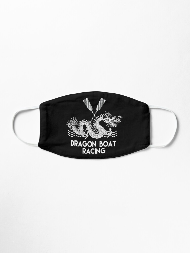 Alternate view of Black White Dragon Boat Racing Mask