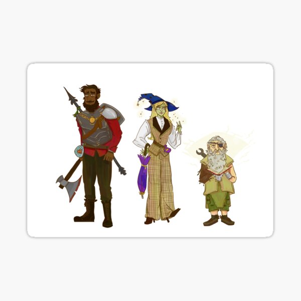 Magnus, Taako and Merle Sticker