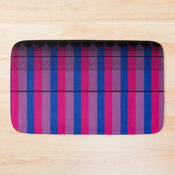 Item preview, VictoriPride -- Faux Lace-Yoked Bi Pride Flag designed and sold by LochNestFarm.