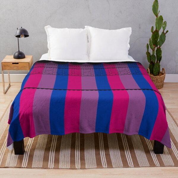 Item preview, VictoriPride -- Faux Lace-Yoked Bi Pride Flag designed and sold by LochNestFarm.