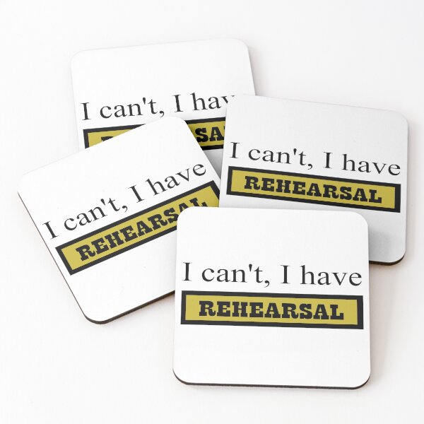 Item preview, I can't, I have rehearsal designed and sold by genalatorre.