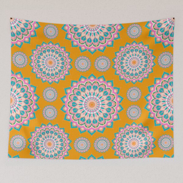 Item preview, Indian Ethnic Patterns - Indian yellow designed and sold by Urvashi Patel.