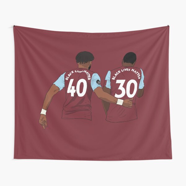 Item preview, Villa Tyrone Mings and Kortney Hause Black Lives Matter designed and sold by PiscesVibes.