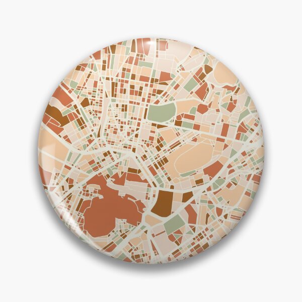 Artikelvorschau, ATHENS GREECE CITY MAP EARTH TONES entworfen und verkauft von deificusArt.