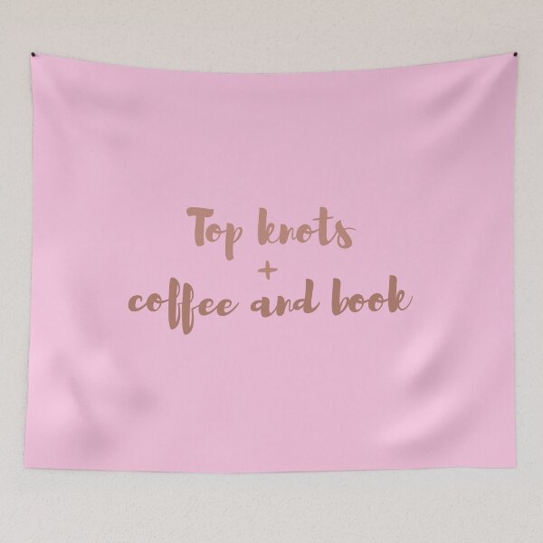 Item preview, Top knots + coffee and book  designed and sold by Djalane.