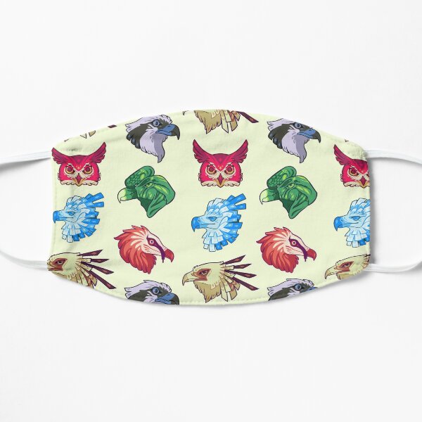 Raptor bird stickers Mask