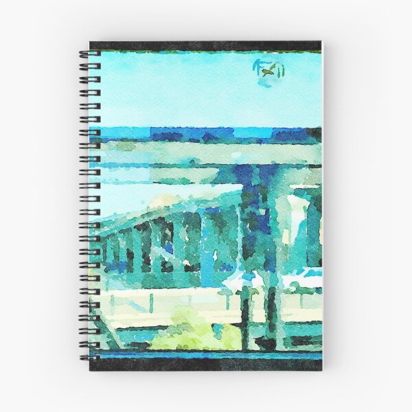 Item preview, View is an iron bridge in Pescara from train window designed and sold by Giuseppe Cocco.