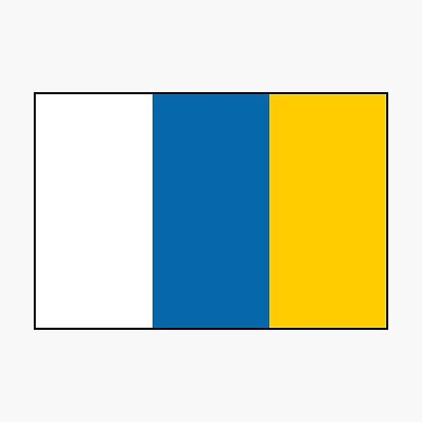 Item preview, Canary Islands State Flag Gifts, Stickers & Products designed and sold by mpodger.