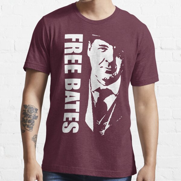 Diseño de plantilla Bates White gratis Camiseta esencial