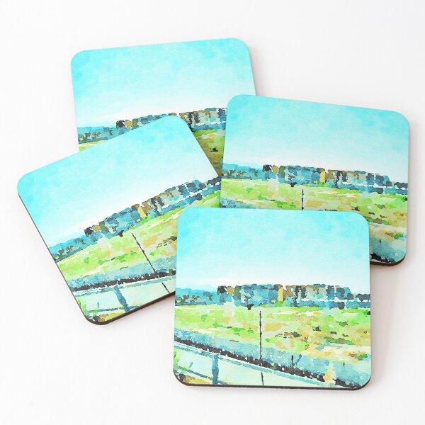 Item preview, Landscape with periphery Pescara city from train window  designed and sold by Giuseppe Cocco.