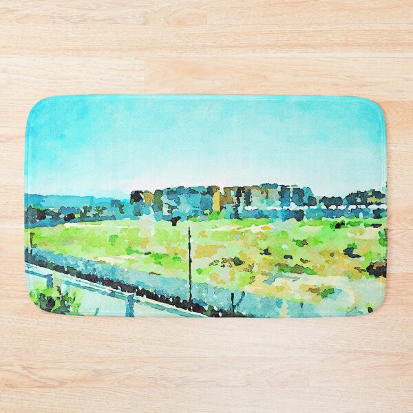 Item preview, Landscape with periphery Pescara city from train window  designed and sold by Giuseppe Cocco.