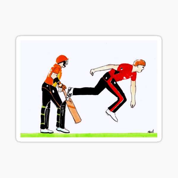 Bowled Sticker