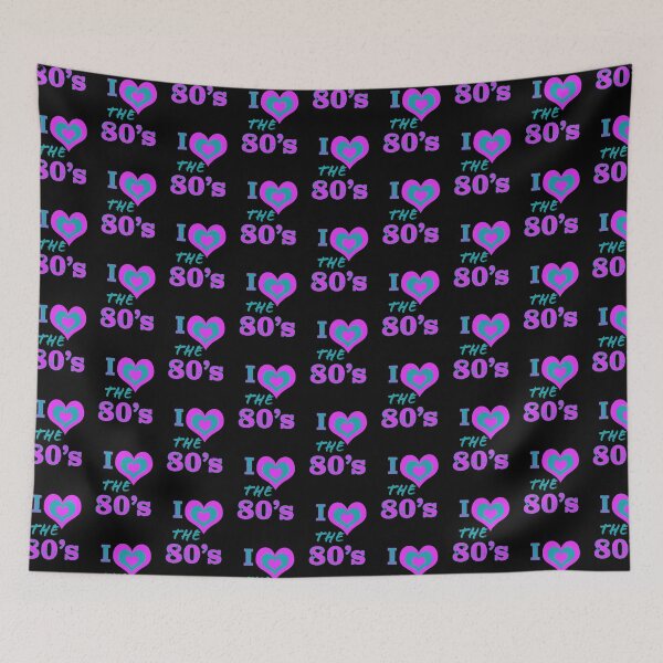 Item preview, I Love The 80's designed and sold by ArtsyHart.