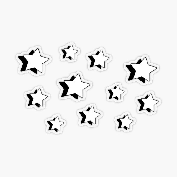 blue and yellow college mini star pack Sticker for Sale by colleenm2