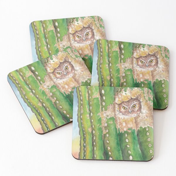 Item preview, Elf Owl in Saguaro, Sonoran Desert designed and sold by tracyannholmes.
