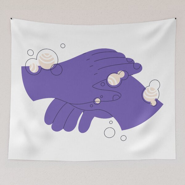 Item preview, Wash your hands designed and sold by withlovefrom.
