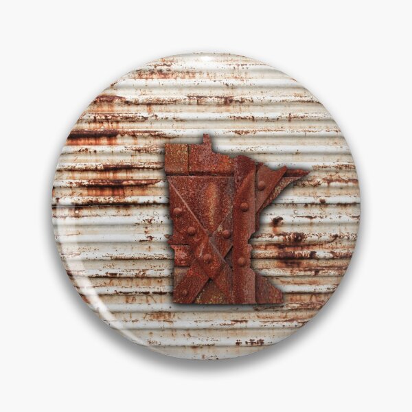 Item preview, Red Rust Minnesota Shape designed and sold by Jared Davies.