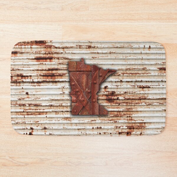 Item preview, Red Rust Minnesota Shape designed and sold by Jared Davies.