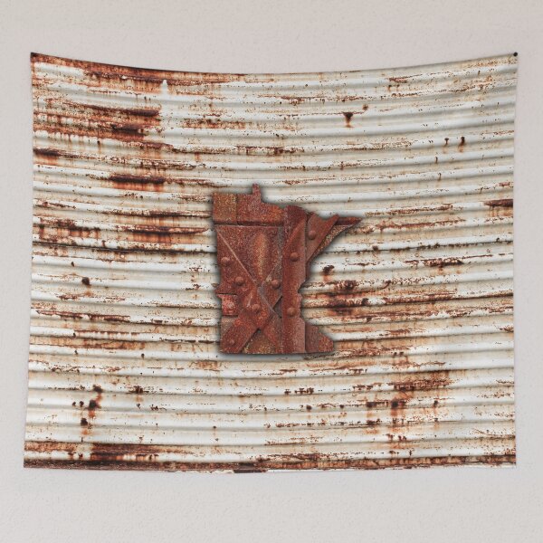 Item preview, Red Rust Minnesota Shape designed and sold by Jared Davies.