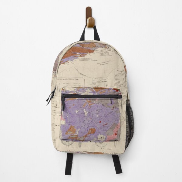 Item preview, Vintage British Isles Geological & Paleontological Map (1848) designed and sold by BravuraMedia.
