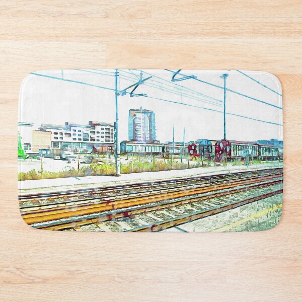 Item preview, Pescara station from train window designed and sold by Giuseppe Cocco.