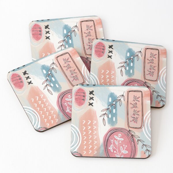 Item preview, Abstract elements and floral designed and sold by Quick Brown Fox Canada.