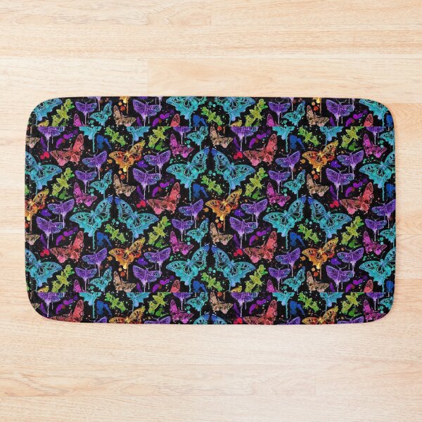 Item preview, Neon Paint Splattered Butterflies designed and sold by unclestich.